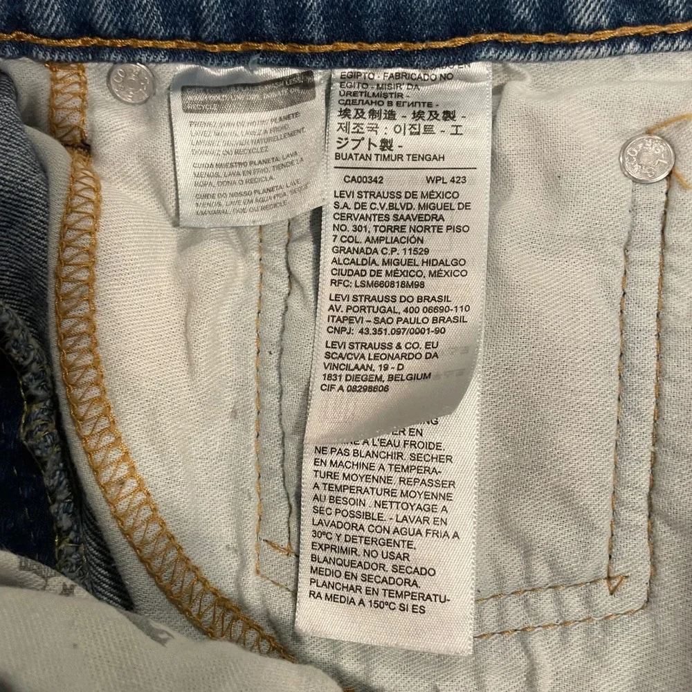 Levis 505 Regular Fit Straight Leg‎ Mens Jeans Blue Medium Wash 32x32 Classic